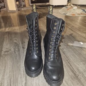 Dr. Martens Black Leather Boots